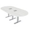 Skutchi Designs 45 in W, 96 in L, 29 in H, Engineered Wood Top, White HAR-RAC-46X92-T-ELEC-WHCYPRESS - alternate 1